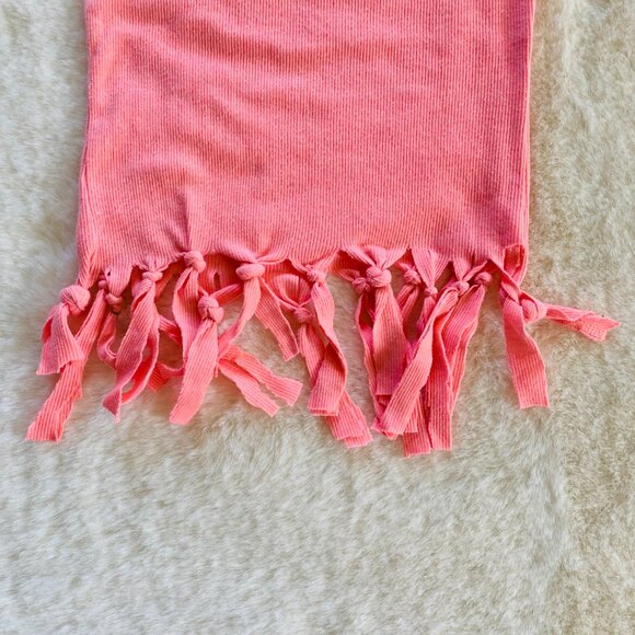 Girl's Outfit size 6 Jordache Bejeweled Distressed Jeans & Tasseled Fringe Tank - Picture 14 of 16